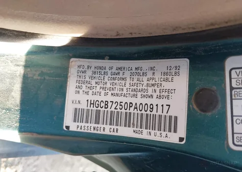 1HGCB7250PA009117